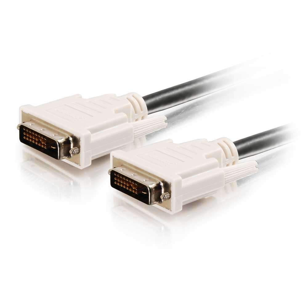 C2G 26911 Câble vidéo numérique DVI-D M/M Double lien, Noir (6,6 pieds, 2 m)
