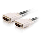 C2G 26911 Câble vidéo numérique DVI-D M/M Double lien, Noir (6,6 pieds, 2 m)