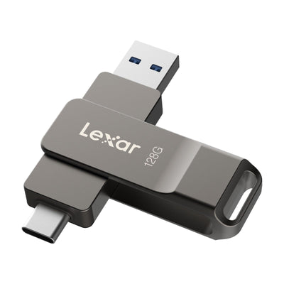 Lexar D40E 128GB Dual USB 3.2 Gen 1 Type-C Jump Drive, USB-C Flash Met