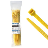 100FT HOOK AND LOOP CABLE TIE YELLOW