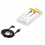 StarTech 2M Angled Lightning to USB Cable Apple MFi Certified White