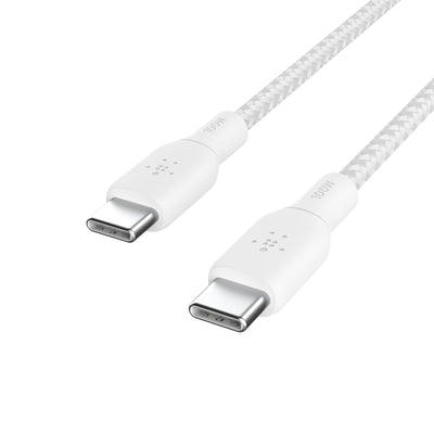 Belkin USB-C to USB-C Cable, BoostCharge Braided Power Cable (2M, 6.6f