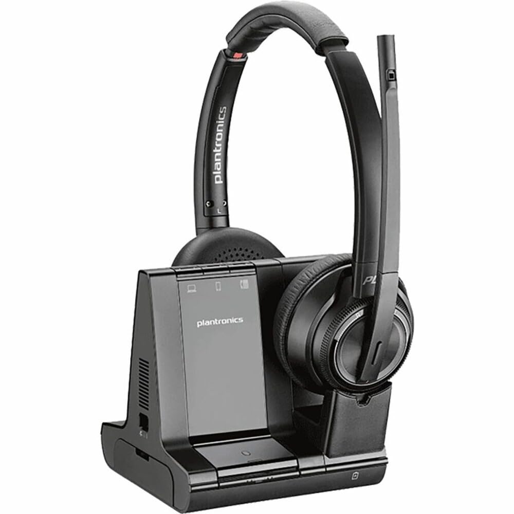 Poly Savi 8220 Office Stereo DECT 1920-1930 MHz Headset TAA - Microsof