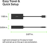 Belkin USB Type C to 2.5 Gb Ethernet Adapter, USB-IF Certified Thunder