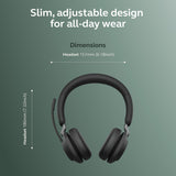 Micro-casque stéréo Jabra Evolve2 65 avec Link390a