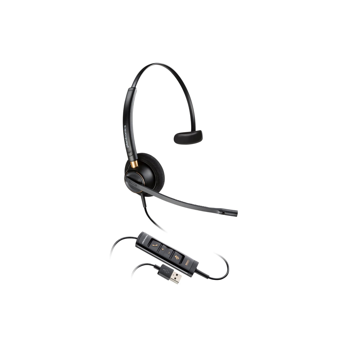 Poly - EncorePro 515-M USB-A and USB-C USB Headset (Plantronics) - Opt