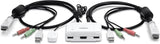 TRENDnet 2-Port HDMI KVM Switch, Control 2 Computers with One Set of C