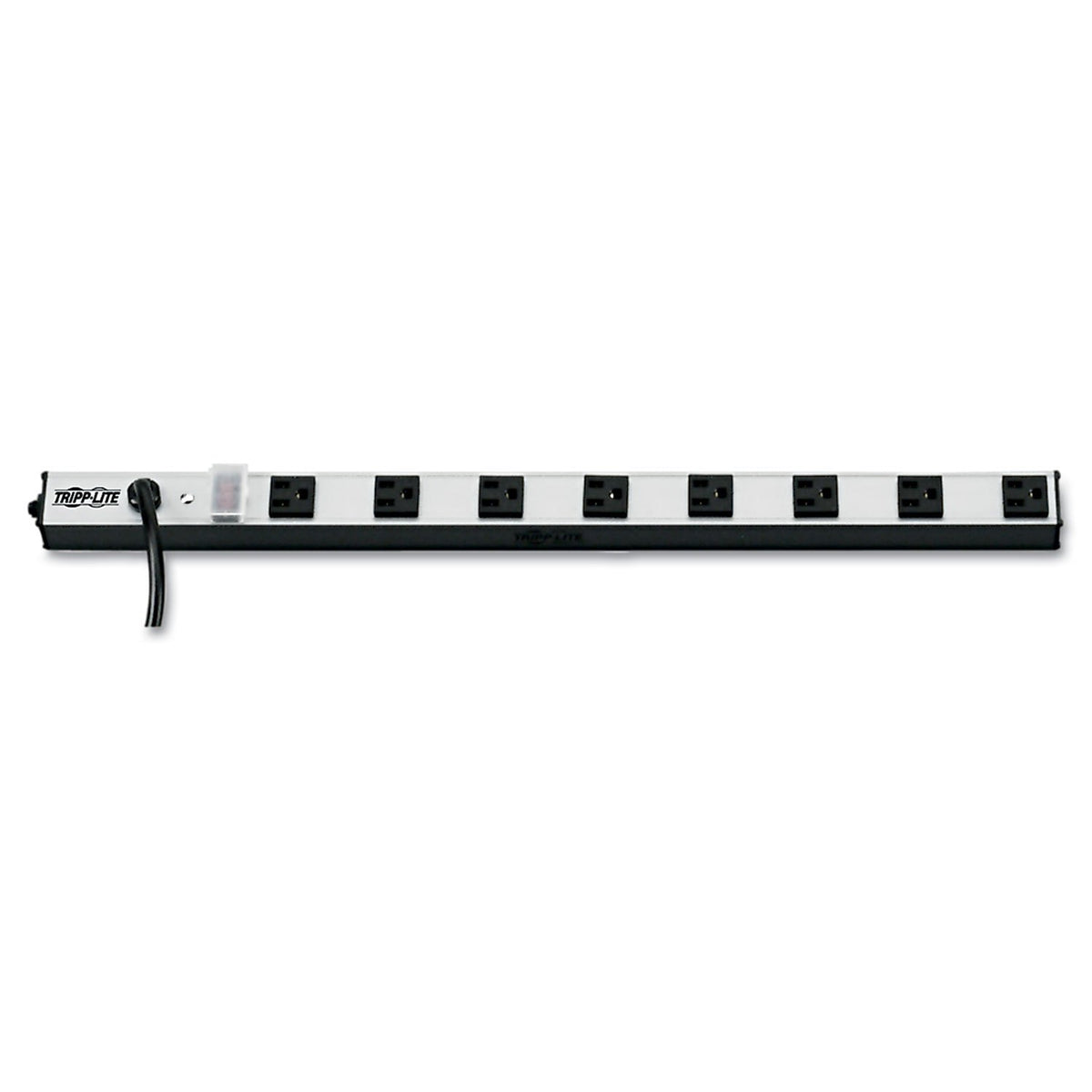 POWER STRIP 4OUT 5-15P 120V 12IN METAL VERTICAL