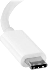 Adaptateur USB-C vers DVI StarTech.com - Blanc - 1920x1200 - USB Type-C Vid