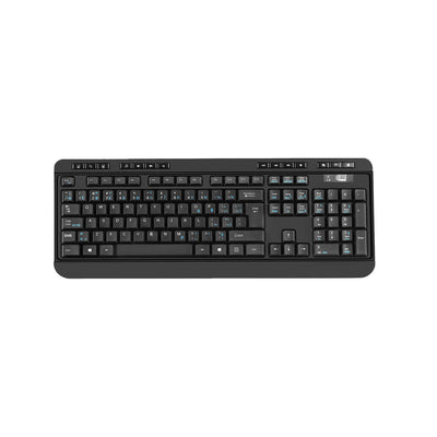 Adesso AKB-1320CB-FR Wireless Keyboard and Mouse Combo Set, Antimicrob