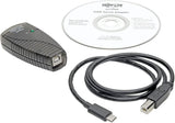 TRIPP LITE Keyspan High Speed USB C to Serial Adapter DB9 Cable TAA, 3