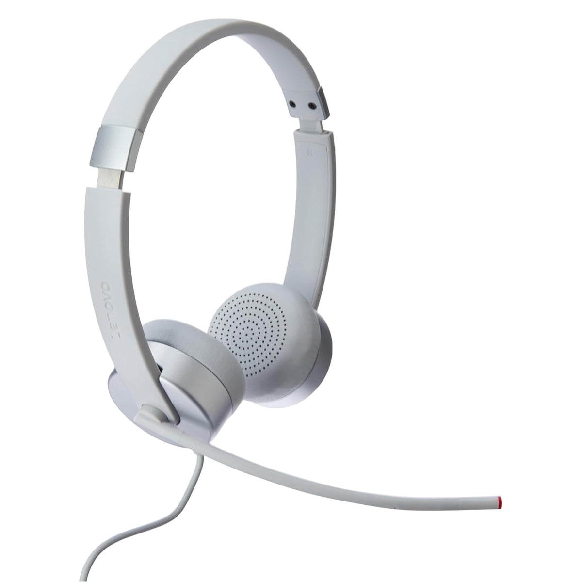 Lenovo 100 Stereo Analog Headset, 3.5mm, 180° Boom Microphone, Memory-