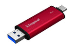 Kingston Technology 1TB SSD portable USB-A/C double, jusqu'à 1050MB/s USB