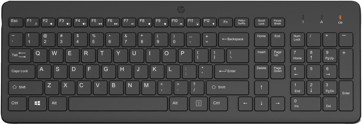 Clavier pleine grandeur sans fil HP Smart Buy 225 WL avec pavé tactile