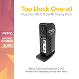 4K Triple Monitor Docking Station W/PD - USB-C to HDMI DP