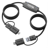 Câble de transfert de données USB Plugable Technologies PC à PC, Compatible avec
