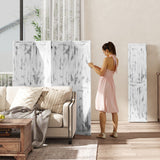Screen Divider Room Divider Screen with Foldable Design for Indoor Bedroom Office 5.5' Rustic