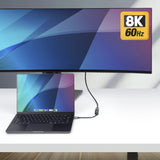 StarTech.com USB-C to HDMI Adapter, 8K 60Hz / 4K 120Hz, Thunderbolt /