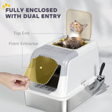 Extra Large Stainless Steel Litter Box