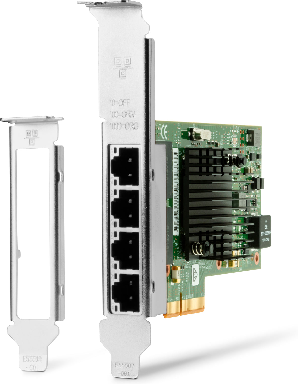 Carte réseau HP Intel Ethernet I350-T4 4 ports 1Gb