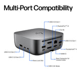Station d’accueil HP Thunderbolt 4 Ultra 280 W G6 – Gris