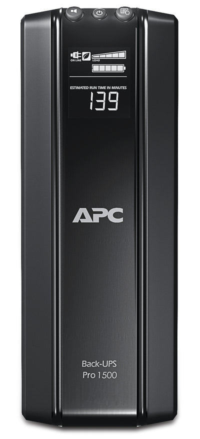 APC Back-UPS Pro 1500VA Tower UPS with LCD Display