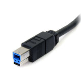 Câble SuperSpeed USB 3.0 noir StarTech.com 10 ft (5Gbps) A vers B - M/M