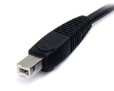 StarTech.com Câble commutateur KVM USB DisplayPort 4-en-1 6 pieds avec audio et Mi