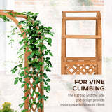 Raised Garden Bed with Arch Trellis