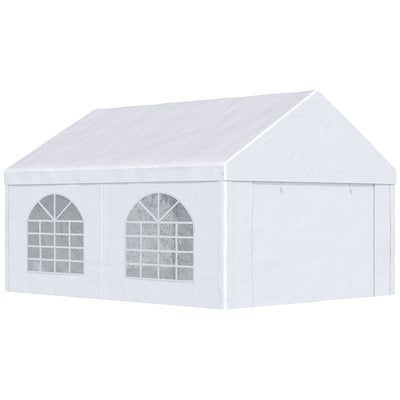 16.5' x 13' Outdoor Tents for Parties, 4 Windows and 2 Doors