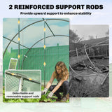 Walk-in Tunnel Greenhouse, Roll-up Mesh Door