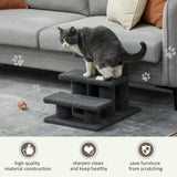 3 Tier Pet Stairs Dog Cat Step Scratch Post Furniture