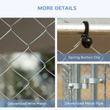Dog Kennel Outdoor, Heavy Duty Playpen with Secure Lock, 13.1' x