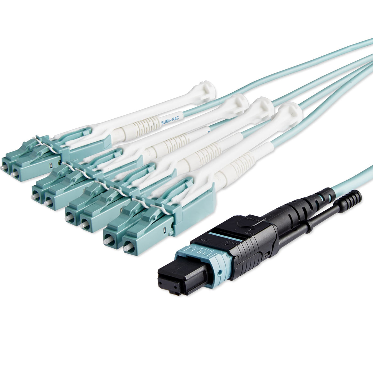 StarTech.com 10M MTP(F)/PC to 4X LC/PC Duplex Breakout OM3 Fiber Optic Cable MPO8LCPL10M