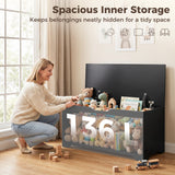 Storage Bench with Lift Top Storage Chest with Safety Hinges for Entryway
