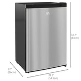 Upright Freezer, 3 Cu.Ft Mini Freezer with Reversible Single Door, Adjustable Thermostat for Home