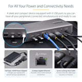 StarTech.com Dual-Monitor USB4 Docking Station, Dual 4K 120Hz or Singl