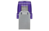 Kingston Technology DataTraveler 128GB microDuo 3C 200MB/s dual USB-A