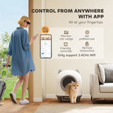 Automatic Cat Litter Box with App Control, 1 Roll Garbage Bag