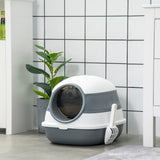 Foldable Large Cat Litter Box with Lid