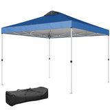 Pop Up Canopy Waterproof Canopy Tent with Carrying Bag for Parties Garden BBQs 9.8' x 9.8'
