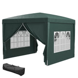 10'x10' Outdoor Pop Up Party Tent Wedding Gazebo Canopy with Carrying Bag (