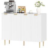 Armoire de Rangement de Cuisine Moderne, Buffet Bahut avec Étagères Ajustables pour