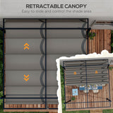 10' x 10' Retractable Pergola