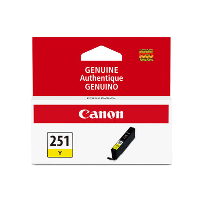 Canon Genuine CLI-251 Yellow Ink Tank Regular Yellow Ink