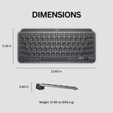 Logitech MX Keys Mini Minimalist Wireless Illuminated Keyboard, Compac