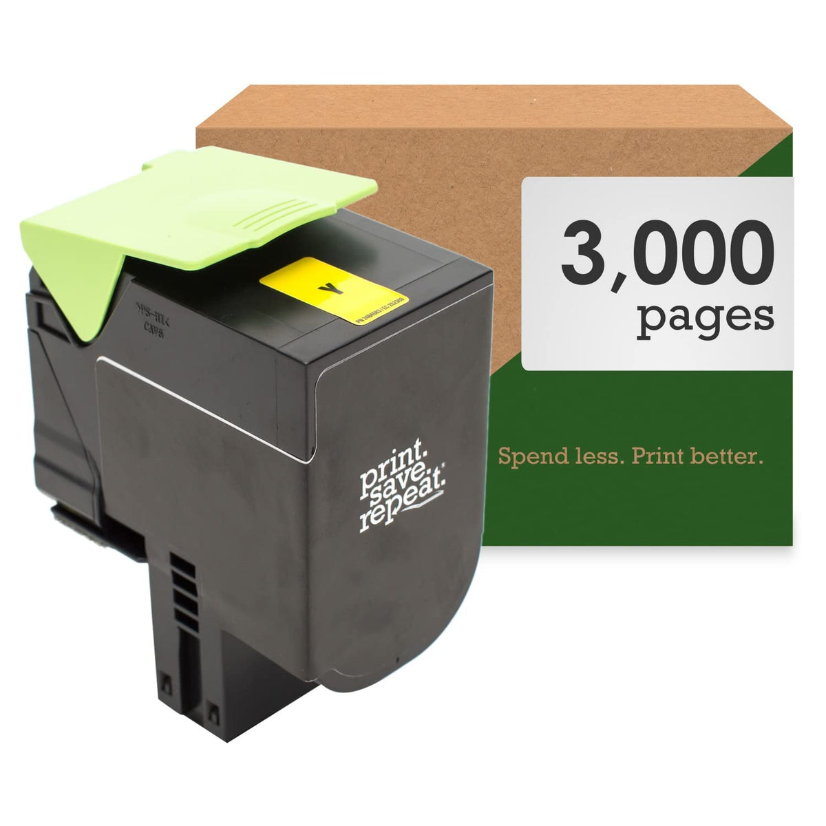 Print.Save.Repeat. Lexmark 801HY Yellow High Yield Remanufactured Tone