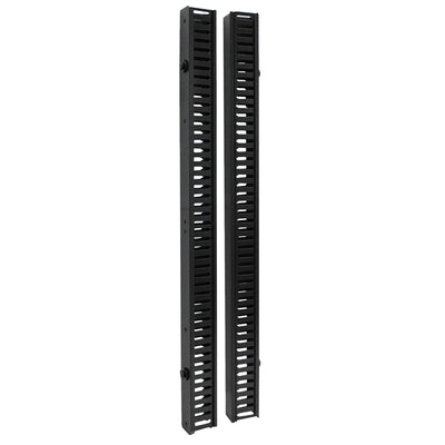 Tripp Lite Vertical Server Rack Enclosure Cable Manager, Finger Duct w