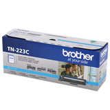 Brother TN-223C Cyan Toner Cartridge - 1,300 Pages