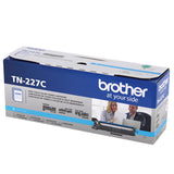 Brother TN-227C High-Yield Cyan Toner Cartridge
